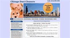 Desktop Screenshot of chicagoductcleaners.com